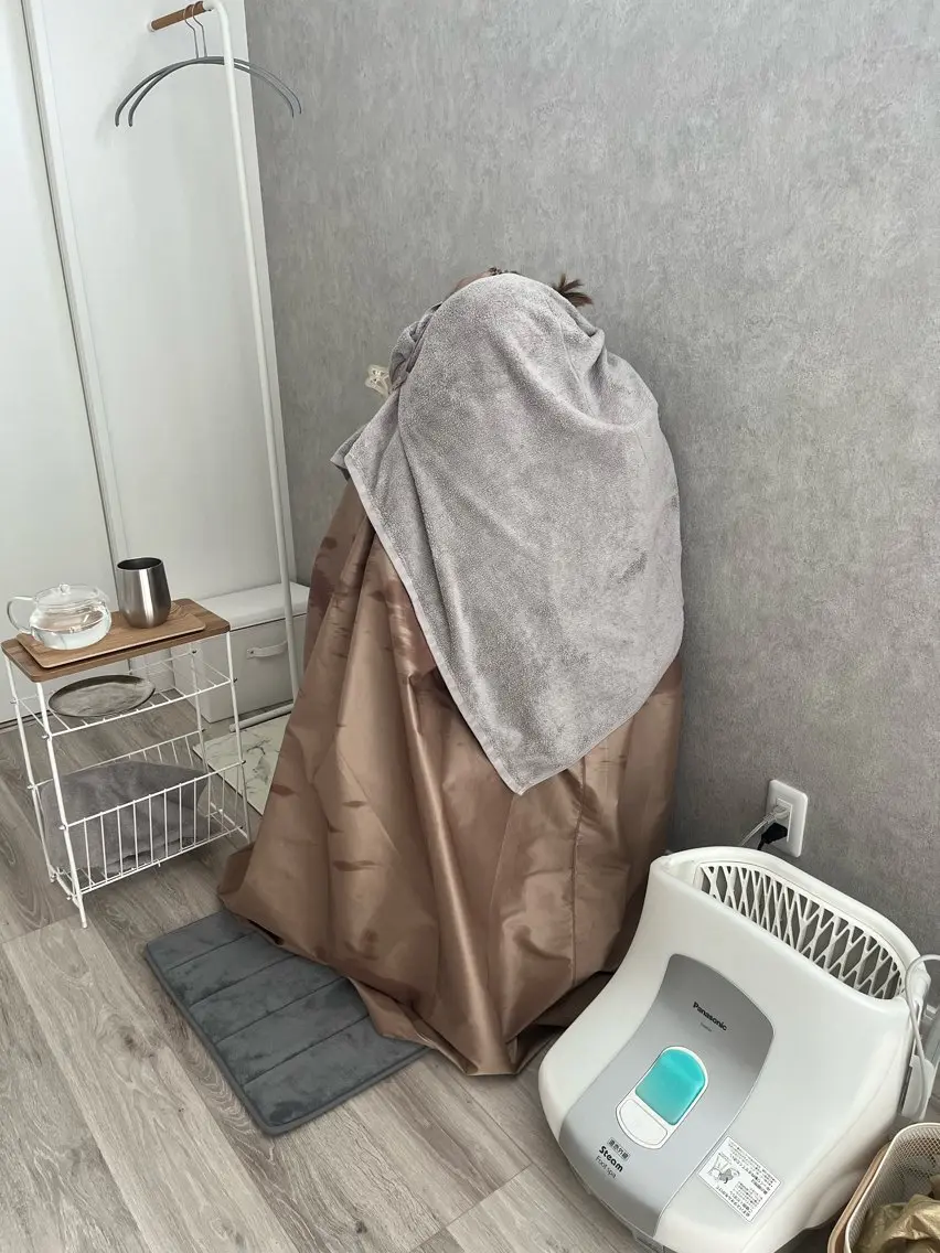 【minimo限定】スッキリ✨デトックスよもぎ蒸し40分 足湯スチーマー付の写真
