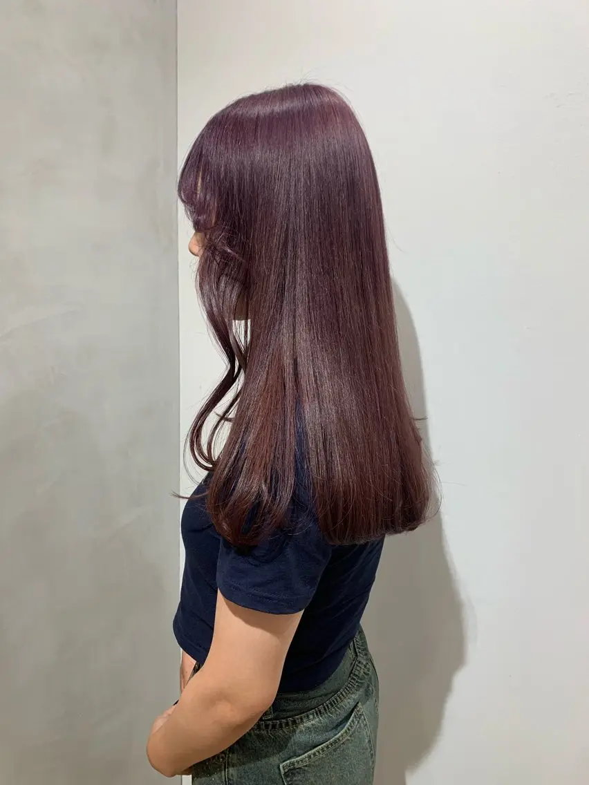 ロング カラー ヘアアレンジ ブリーチ ヘアカラー トリートメント Himawari♡ 柔らかいカラーのヘアスタイル