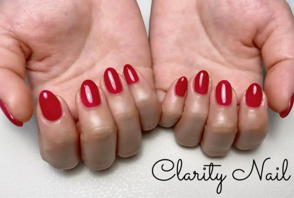 ネイル ワンカラーネイル ハンドネイル Clarity Nailのネイルデザイン