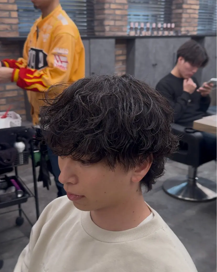 パーマ メンズ カット パーマ パーマ特化/ MANARUのヘアスタイル
