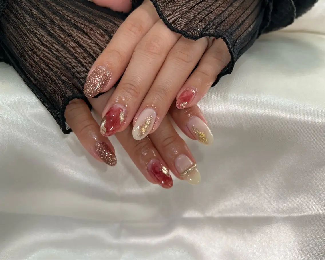 ネイル ブライダルネイル ハンドネイル M's Nailのネイルデザイン