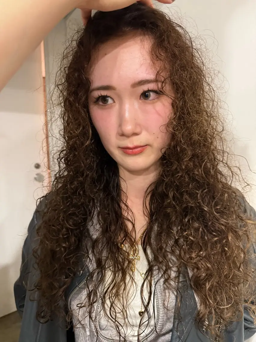 ロング ヘアカラー 河坂 昌恵のヘアスタイル