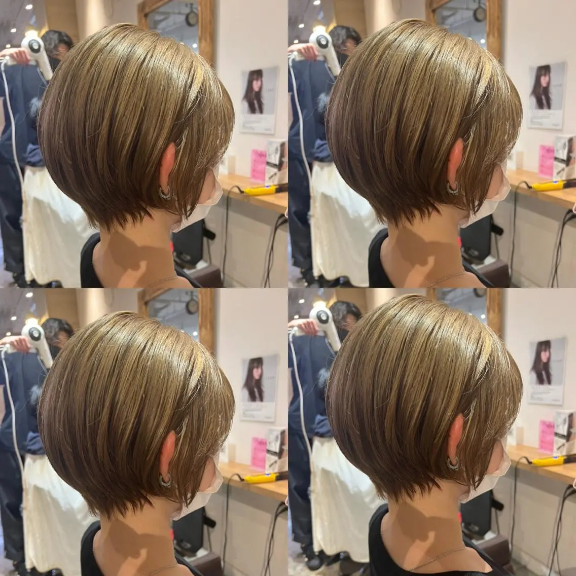 ショート カット ヘアカラー トリートメント レイヤー×艶髪特化 マネージャー安藤光司のヘアスタイル
