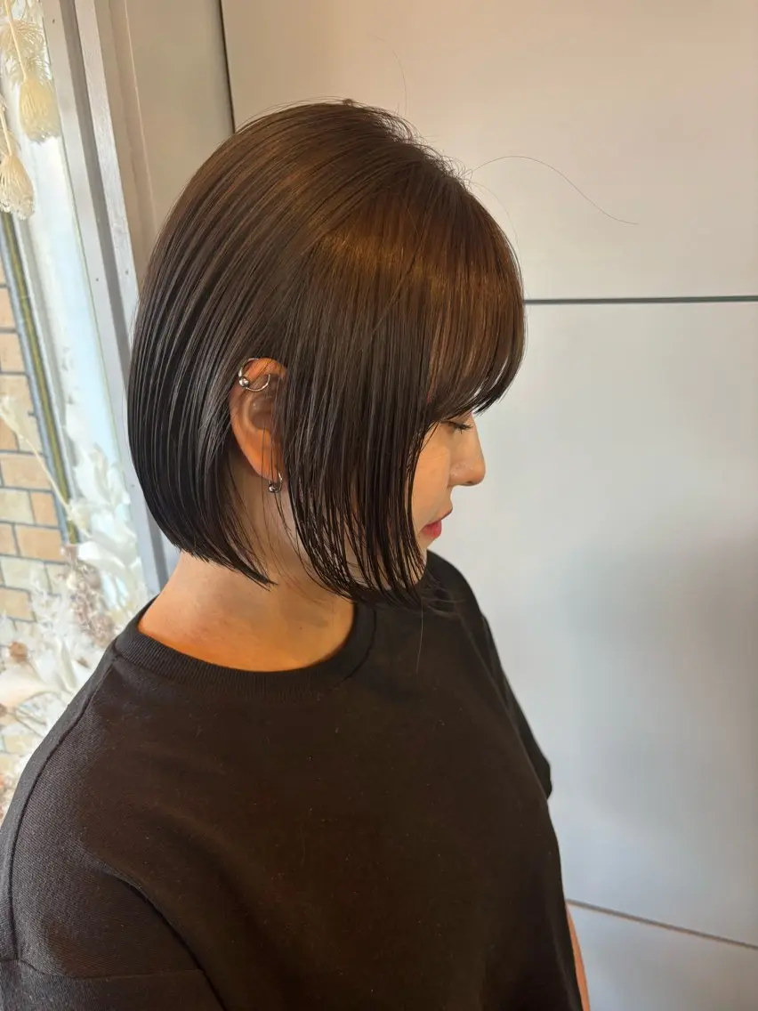 1番人気🎶赤みゼロ透明感カラー+カットの写真