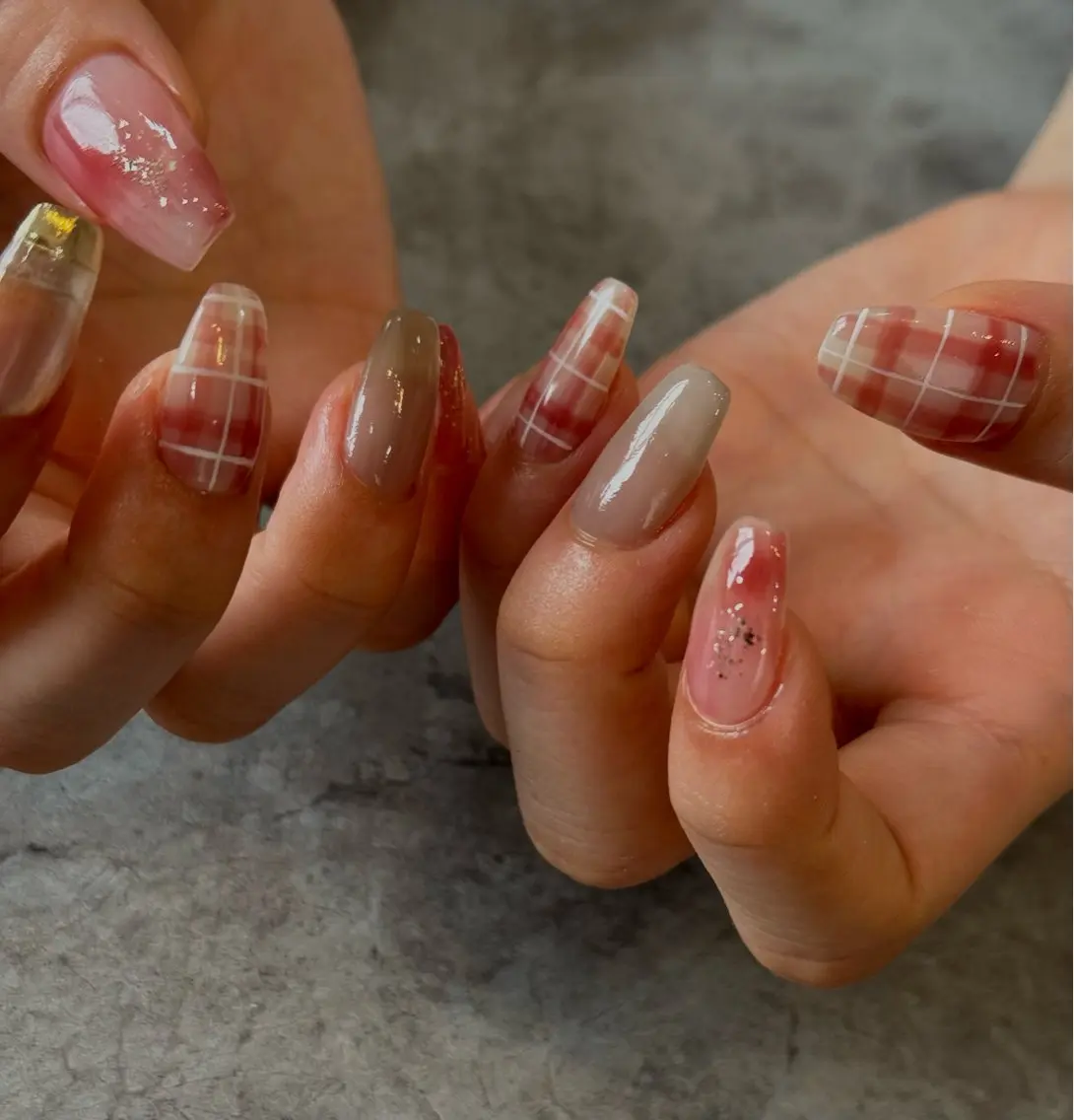 ネイル 冬ネイル クリスマス ハンドネイル Blé nailのネイルデザイン