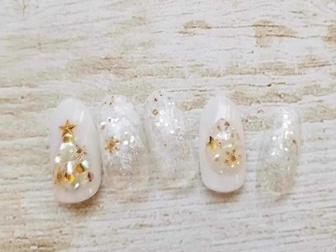 ネイル 冬ネイル クリスマス nijiiro🌈 サトウのネイルデザイン