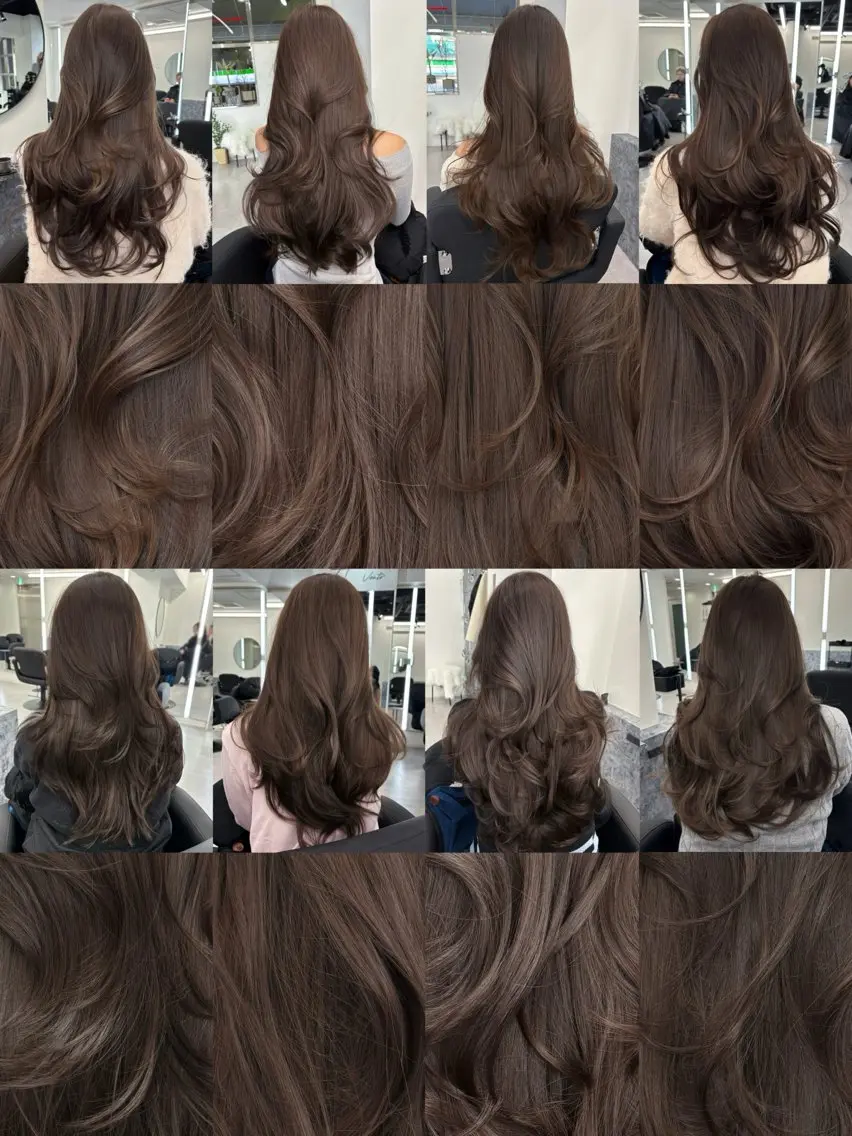 ロング カラー Ardore 韓国風カラー大阪のヘアスタイル