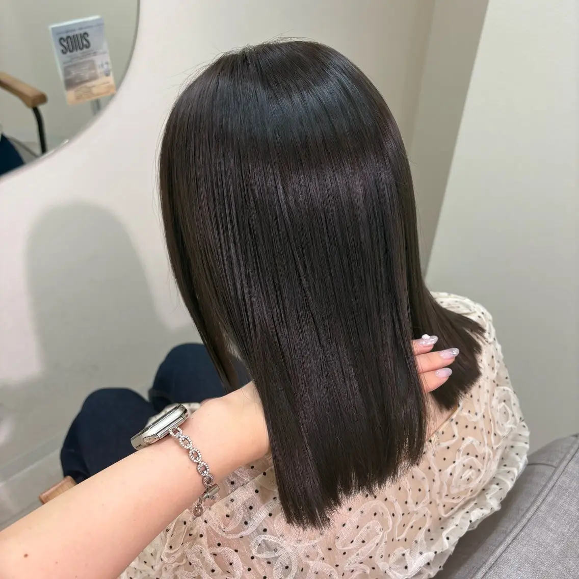 ミディアム ヘアカラー newi広島／ Ririのヘアスタイル