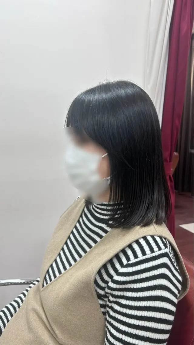ミディアム 顔周りカット レイヤーカット 大畑 拓翔のヘアスタイル
