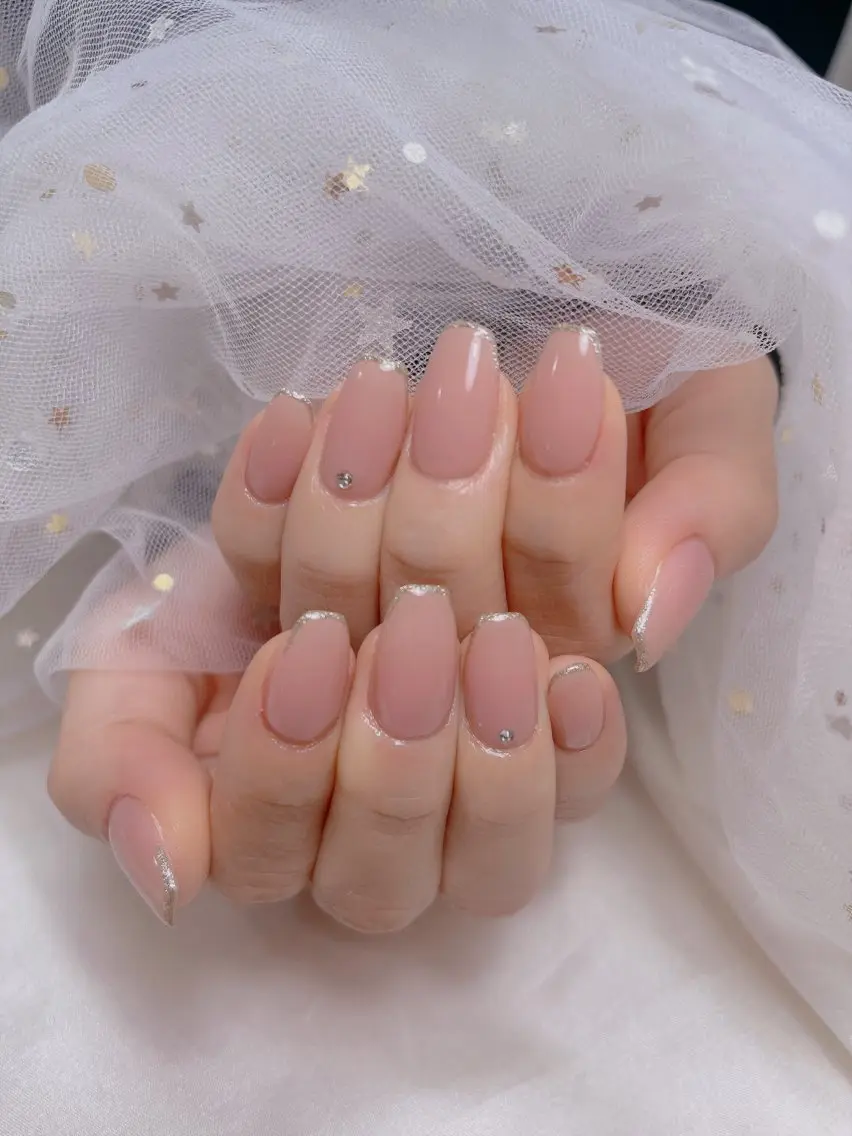ネイル フレンチネイル ハンドネイル ジョリ kasumi🌹💅のネイルデザイン