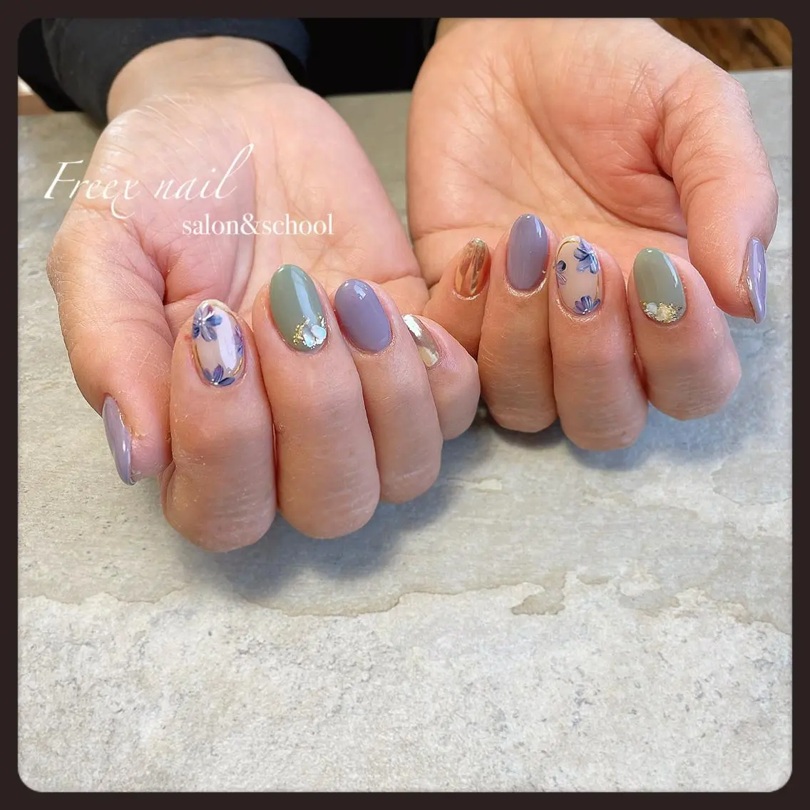 ネイル ハンドネイル ハンドケア freex nail /ニュアンス/個性派のネイルデザイン