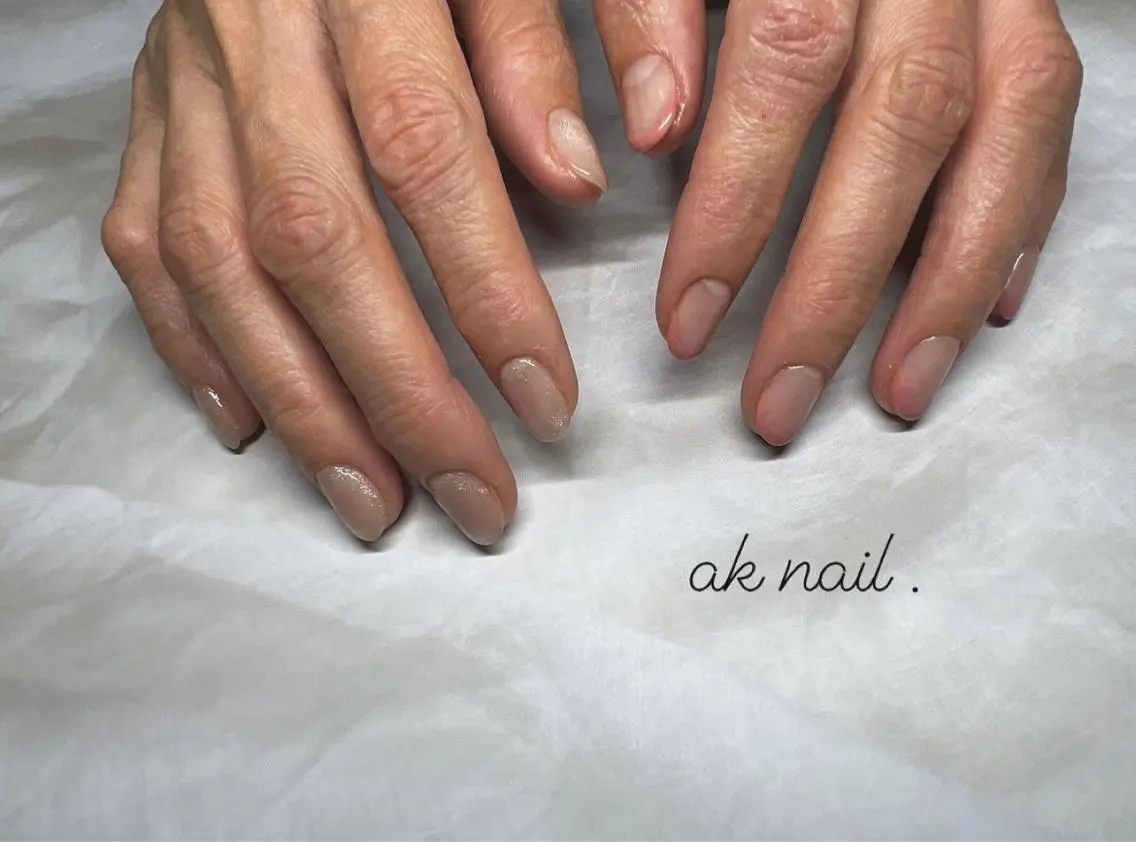 ネイル ハンドネイル ak nail .のネイルデザイン