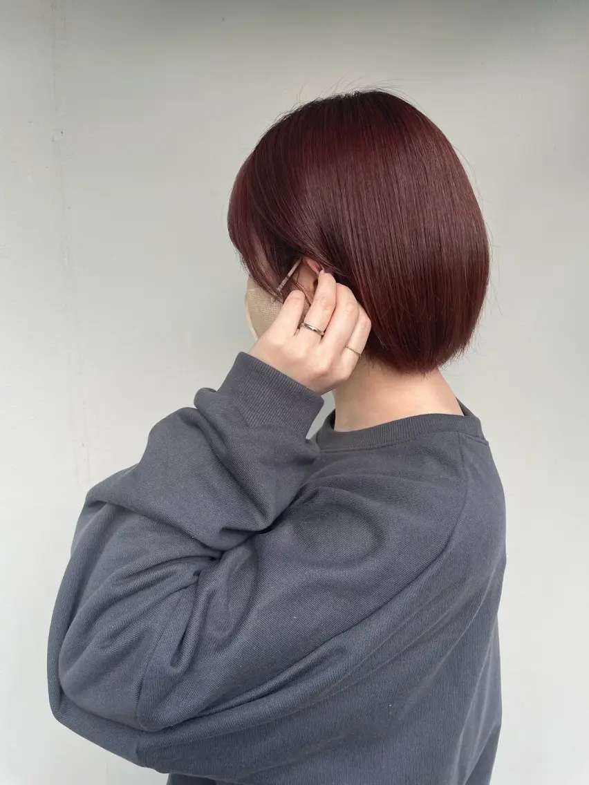 ショート カラー ブラウンカラー カット ヘアカラー トリートメント レイヤーカット🎀 kanaのヘアスタイル
