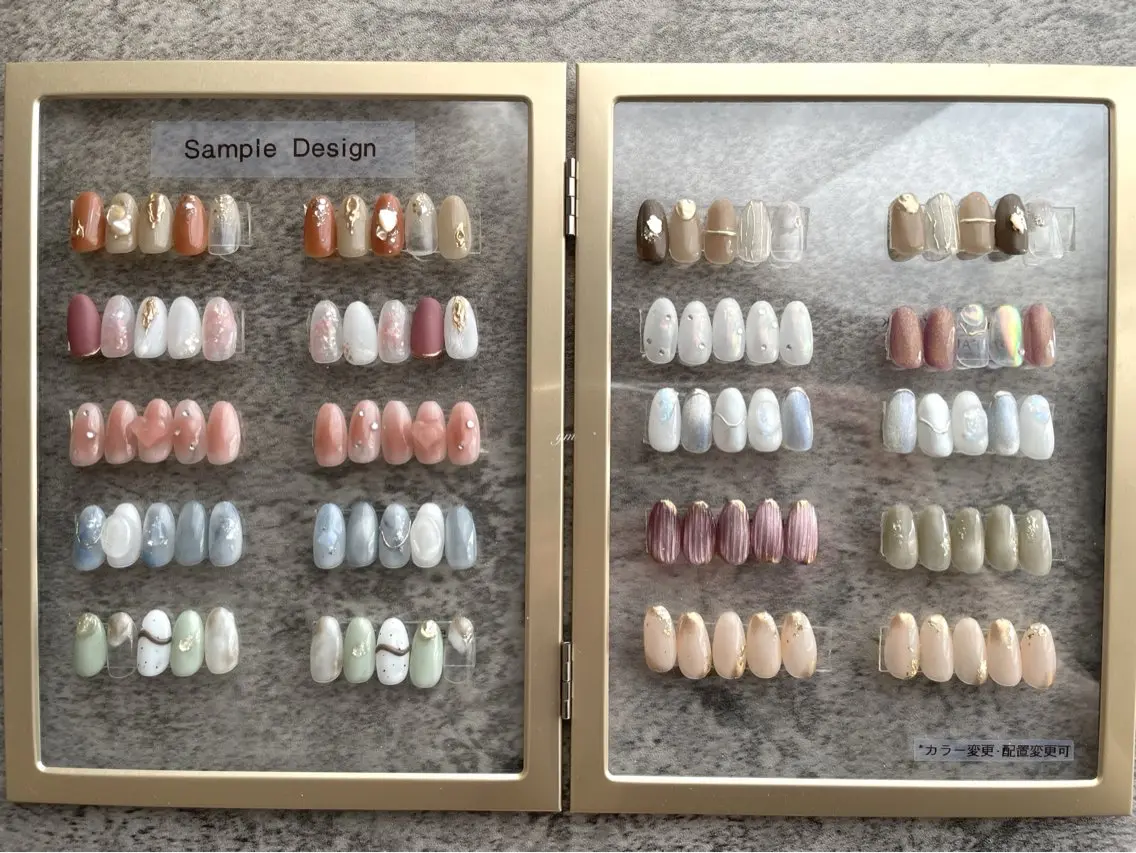 【hand/オフ無料】カラー変更okの定額デザインネイルの写真