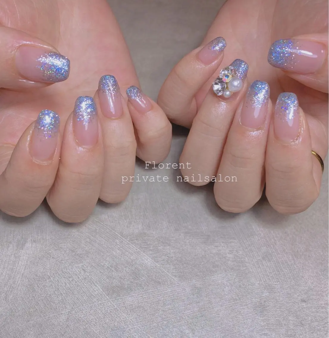 ネイル ジェルネイル ニュアンスネイル オフィスネイル ワンカラーネイル ショートネイル ハンドネイル florent nailのネイルデザイン