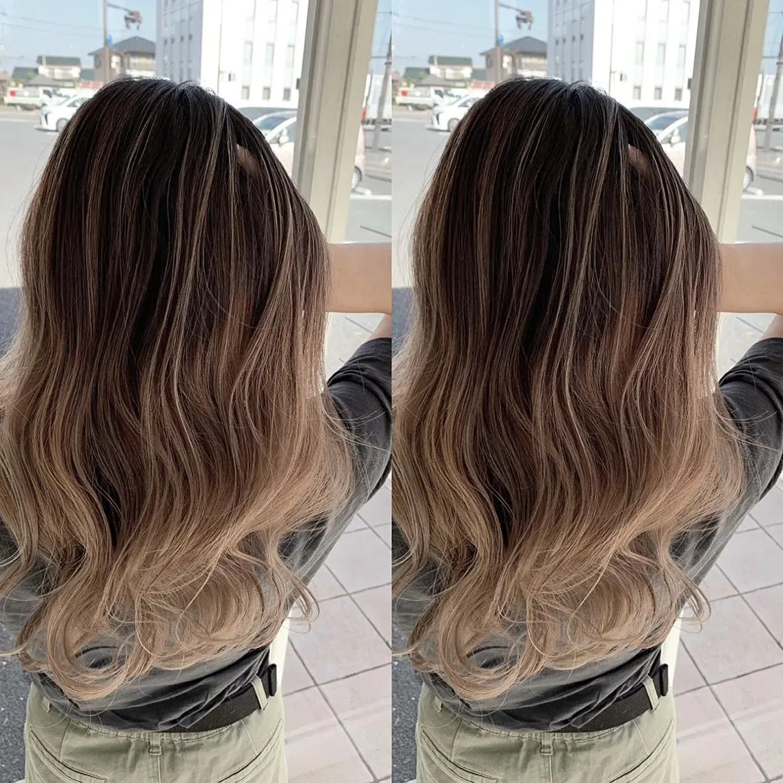 ロング カラー EARTH石巻店 尾形 裕のヘアスタイル