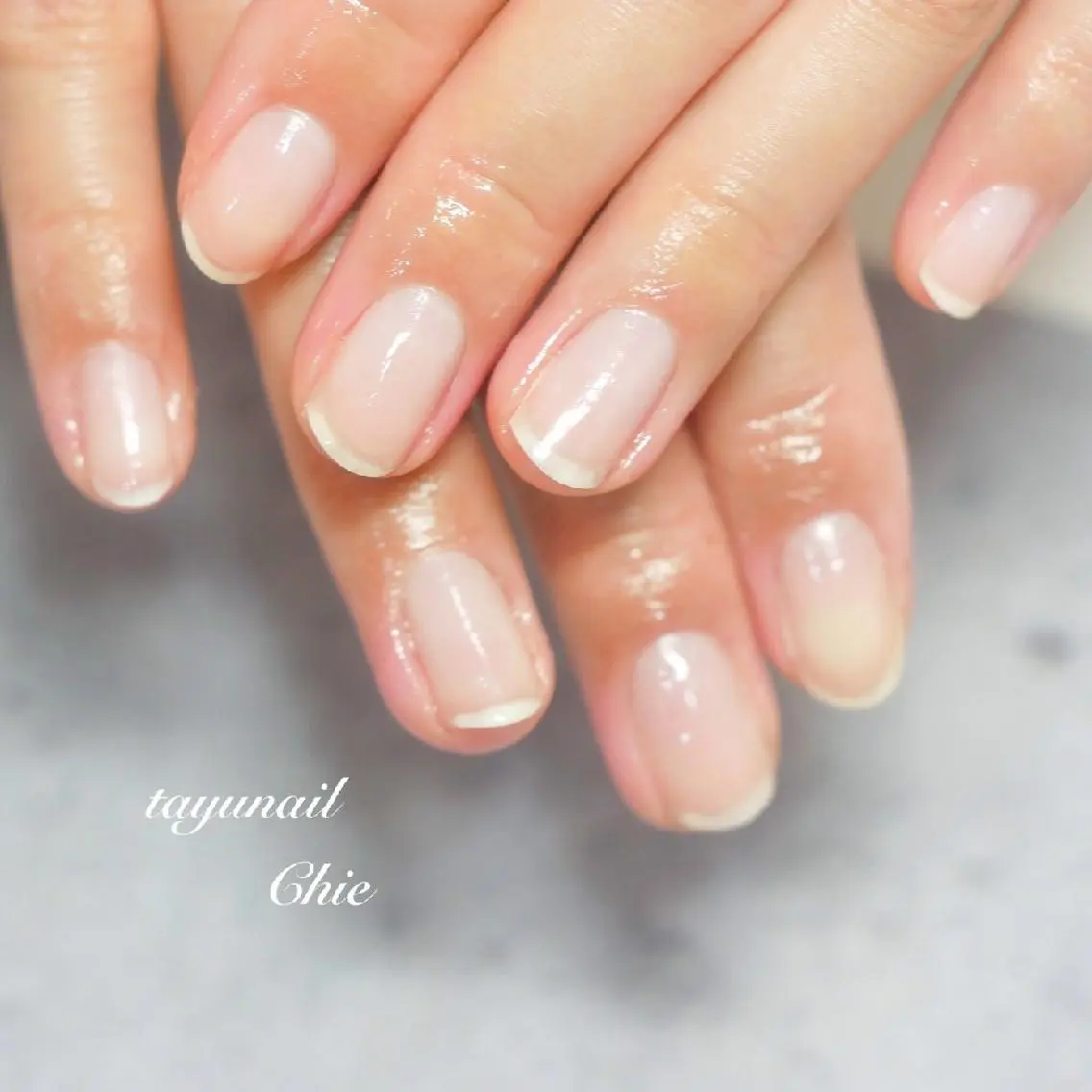 ネイル ブルー ジェルネイル パラジェル 冬ネイル ネイルサロン 【たゆnail】のネイルデザイン