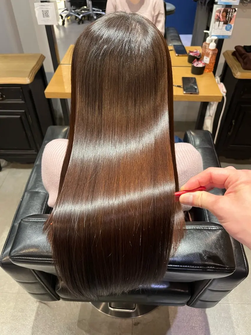 ロング 髪質改善 縮毛矯正 トリートメント 酸熱トリートメント ヘアカラー トリートメント 🌈髪質改善専門🌈 神田　達也のヘアスタイル