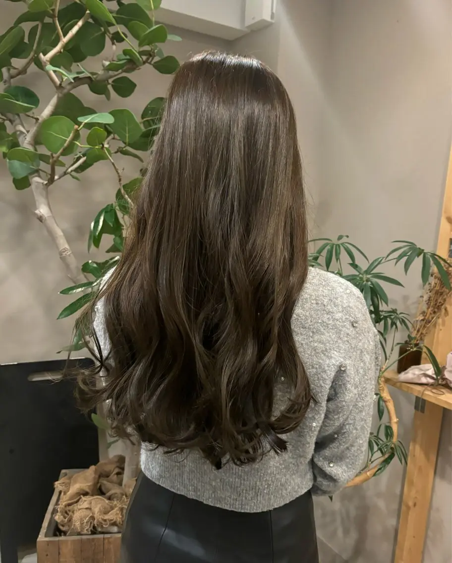ロング カラー カット ヘアカラー トリートメント 似合わせカット/ 艶カラー/いらみなのヘアスタイル