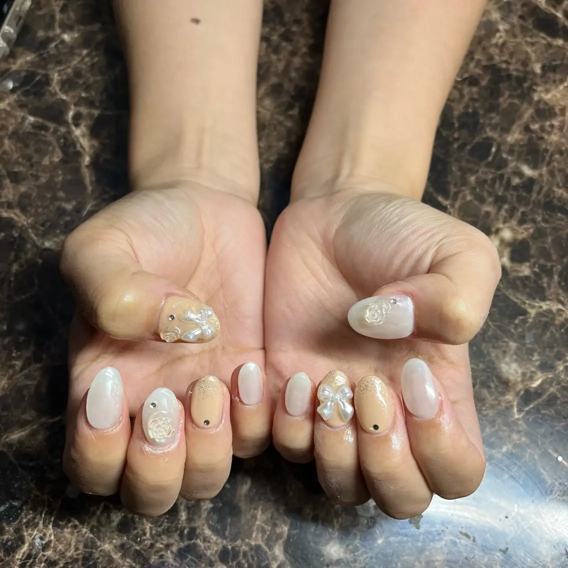 ネイル ハンドネイル IROHA nail Ami🐊🎀のネイルデザイン