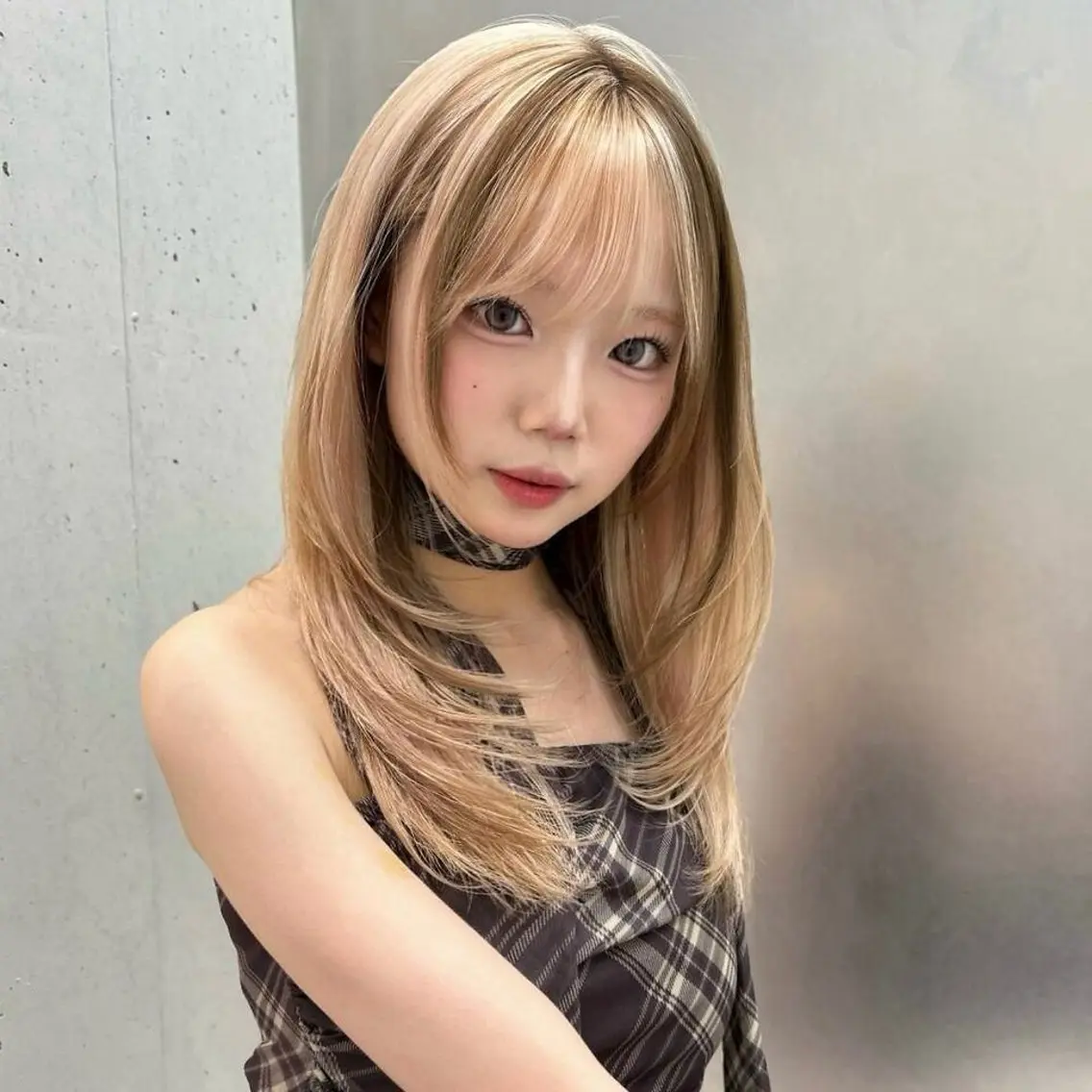 ロング カラー Layer/W color/Rimuのヘアスタイル