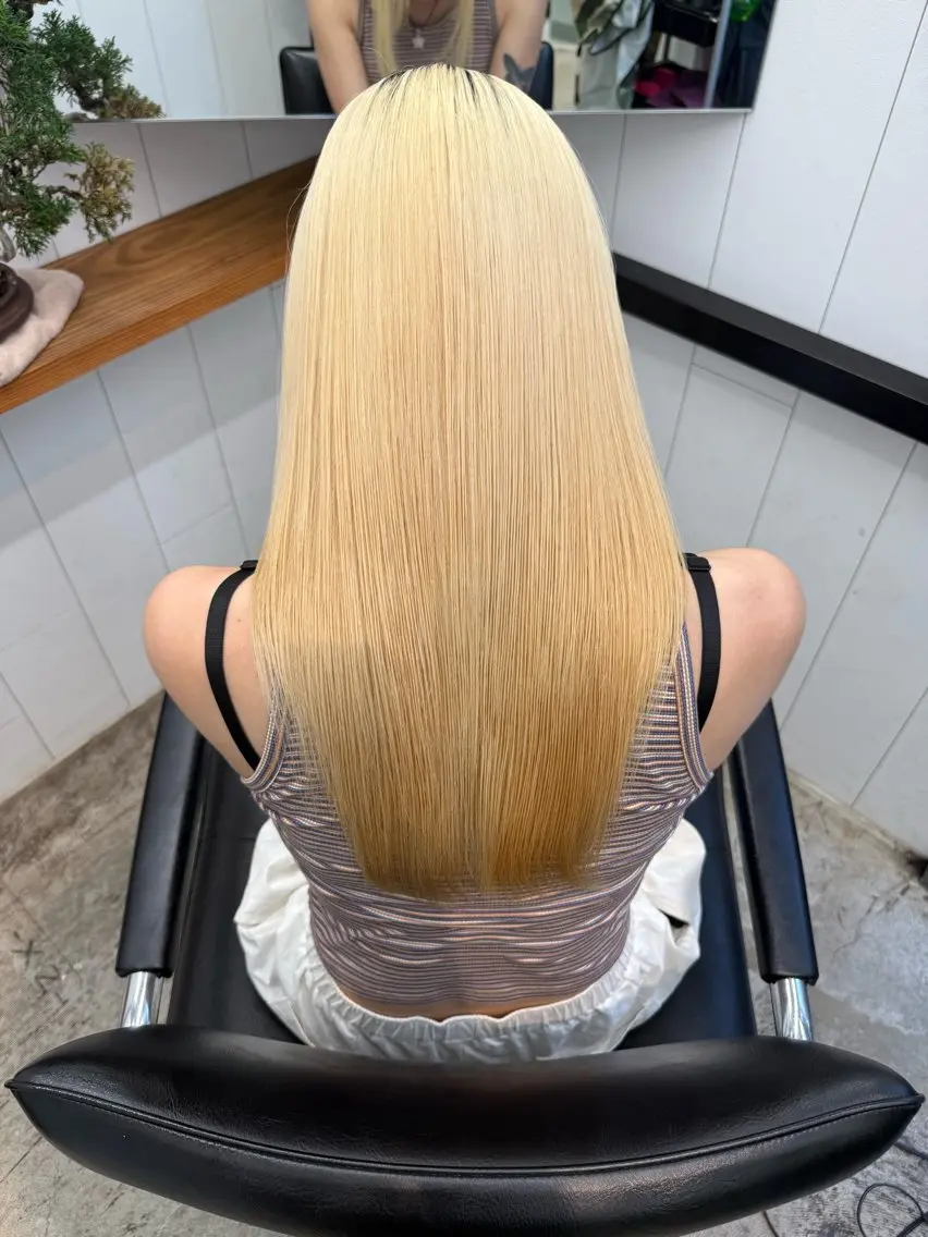 ロング マツザキ 美髪のヘアスタイル