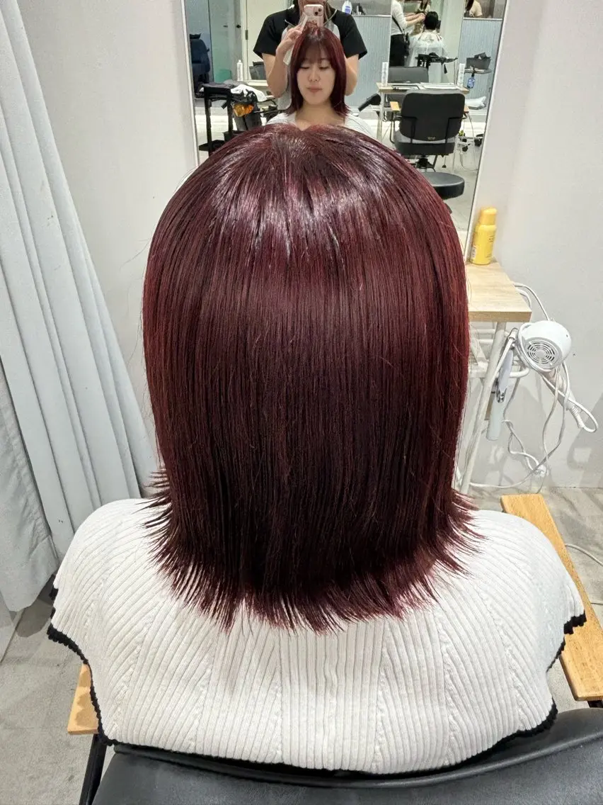 ミディアム カラー ヘアカラー cocoro💗 ﾏﾂｴｸ/ﾈｲﾙのマツエク・マツパデザイン