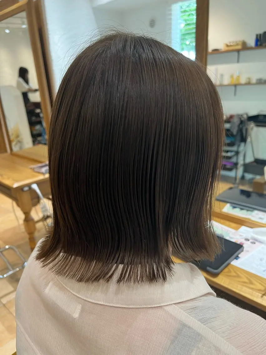 ミディアム カラー アッシュ 透明感カラー ミント カット ヘアカラー トリートメント 🌈透明感カラー🌈 🌟吉田祐介🌟のヘアスタイル