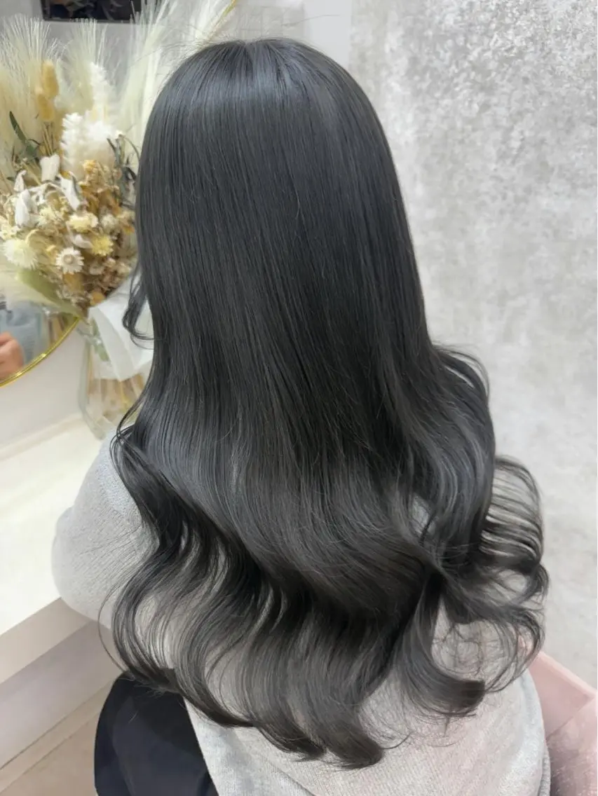 セミロング ヘアカラー トリートメント 🫧神田桃歌🫧 赤羽/ワンカラー🦋のヘアスタイル