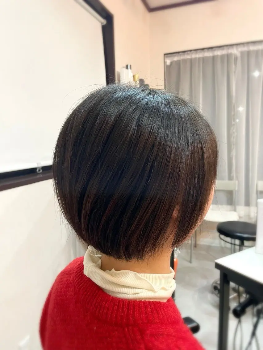 ショート ショートボブ ボブ ショートヘア カット 森山 雄太のヘアスタイル
