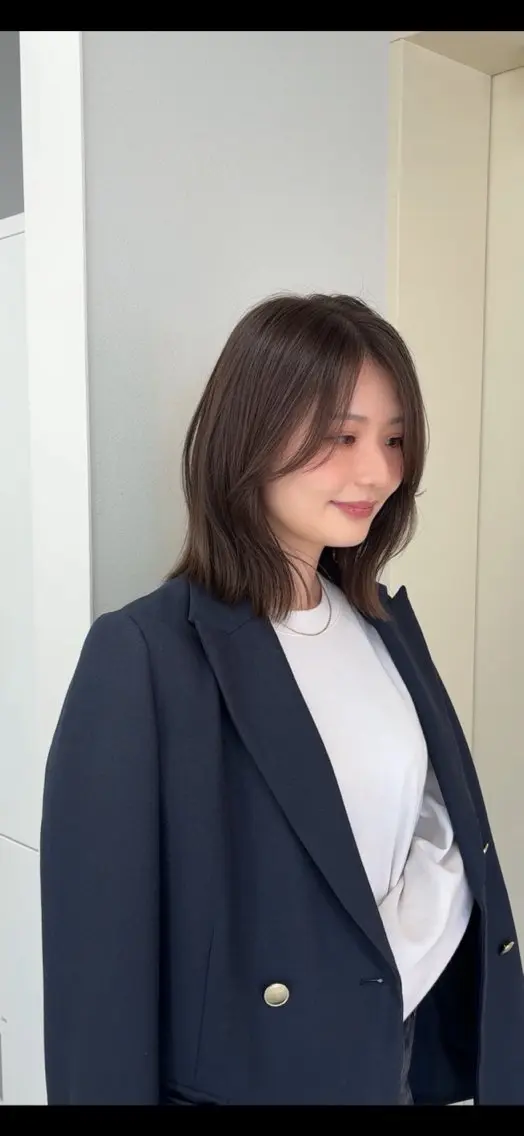 ショート ボブ くびれヘア カット ヘアカラー トリートメント ブリーチなし透明感 🪄aoi🤎のヘアスタイル