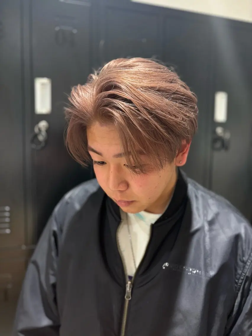カラー メンズ ヘアカラー 大澤 琉聖のヘアスタイル