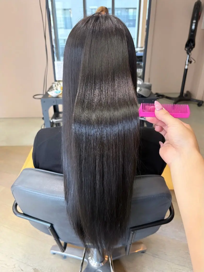 カラー ヘアカラー 𝐤𝐢𝐧𝐚♡/ 京都/ 透明感カラーのヘアスタイル