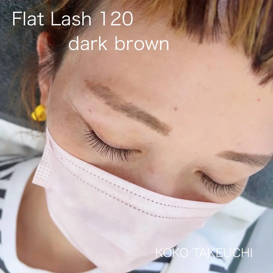 💚フラットラッシュ160〜180本💚オフ無料、アイシャンプー付の写真