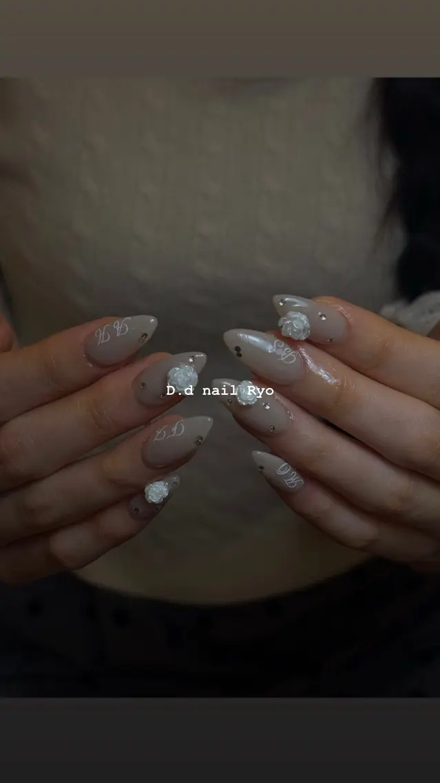ネイル ワンホンネイル D.d Ryo🎀のネイルデザイン