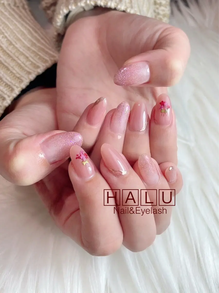 ネイル 春ネイル HALU ハルのネイルデザイン
