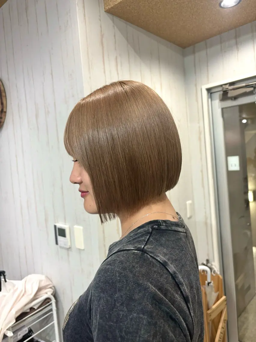 ショート ボブ 桑原 由理のヘアスタイル