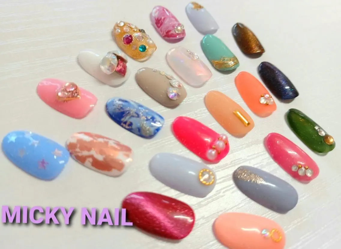 ネイル アートネイル ワンカラーネイル Micky nail chikushinoのその他イメージ