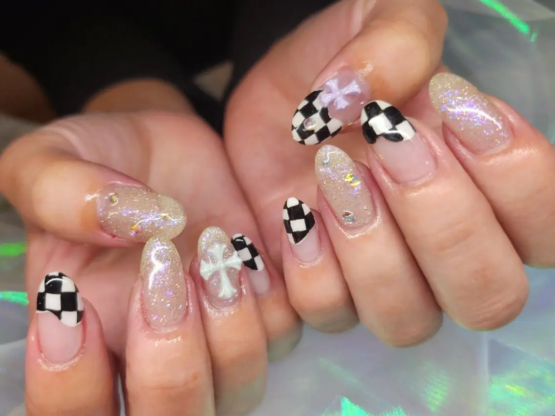 ネイル ハンドネイル 💜bora .のネイルデザイン