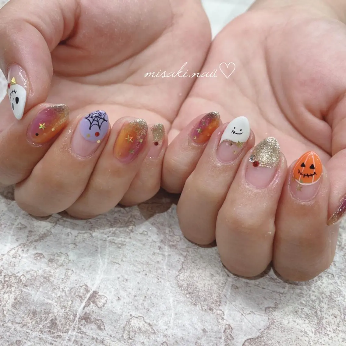 ネイル 韓国ネイル ワンホンネイル ハンドネイル nailsalon miinailsのネイルデザイン