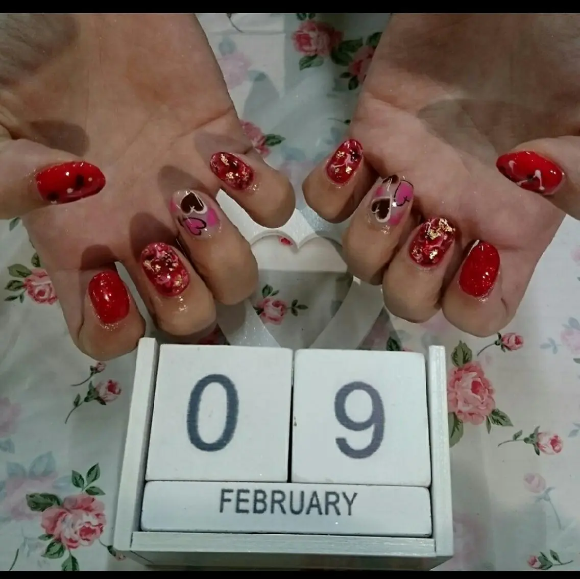 ネイル バレンタイン JEWEL nailのネイルデザイン