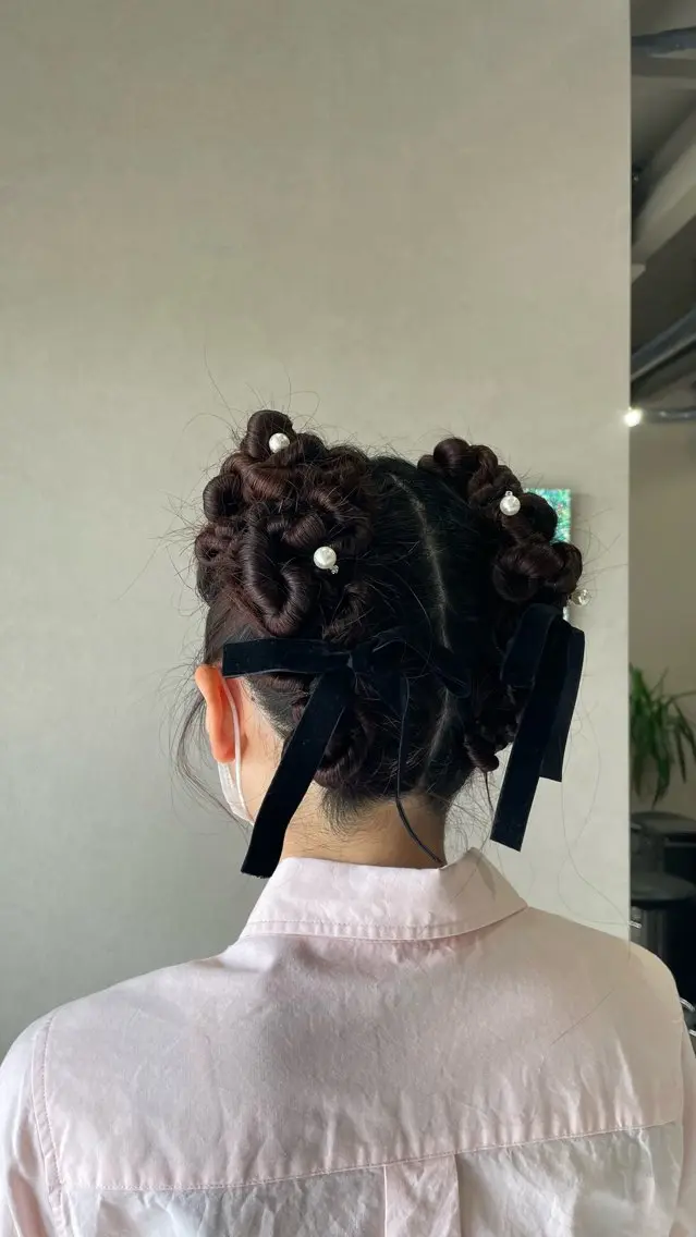 ヘアセットの写真