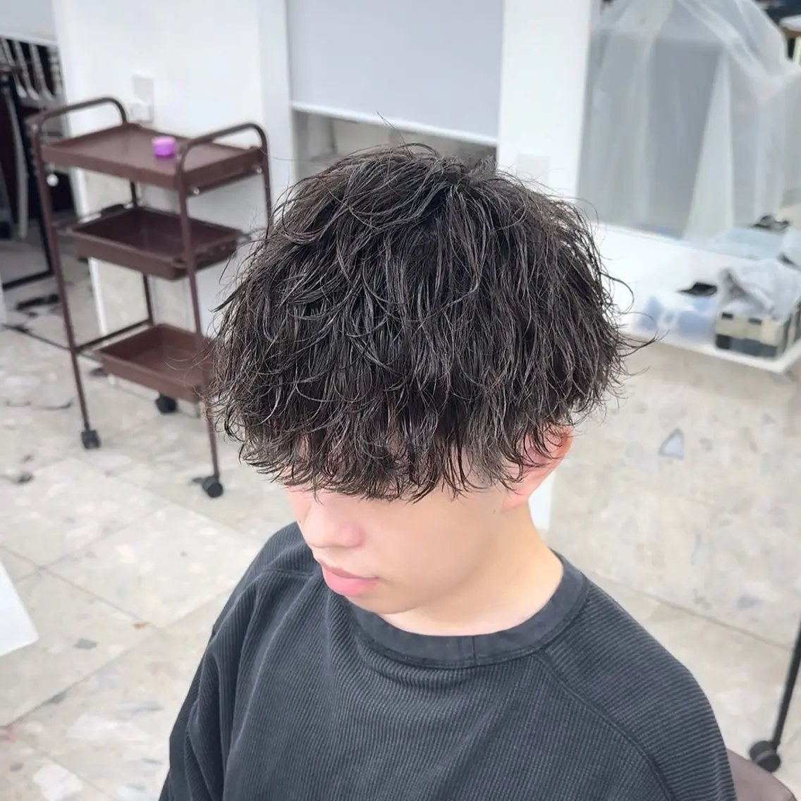 👑メンズ大人気👑カット×ツイストスパイラルパーマの写真