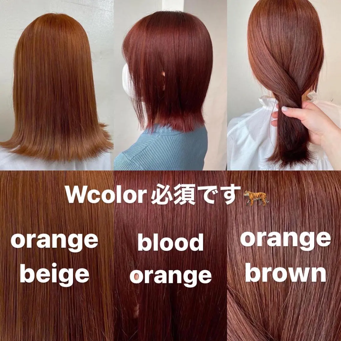 ロング カラー 愛結 暖色カラー🎀🩰のヘアスタイル