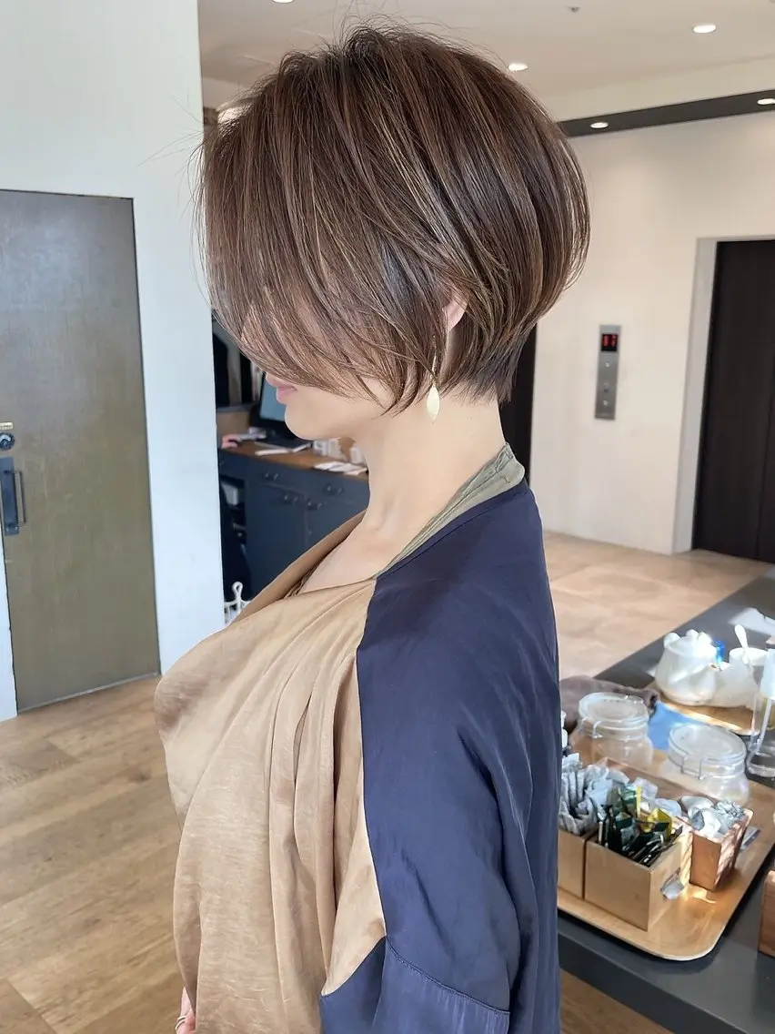 ショート カット ヘッドスパ 大人女性お悩み解決 ショート/イハカズキのヘアスタイル