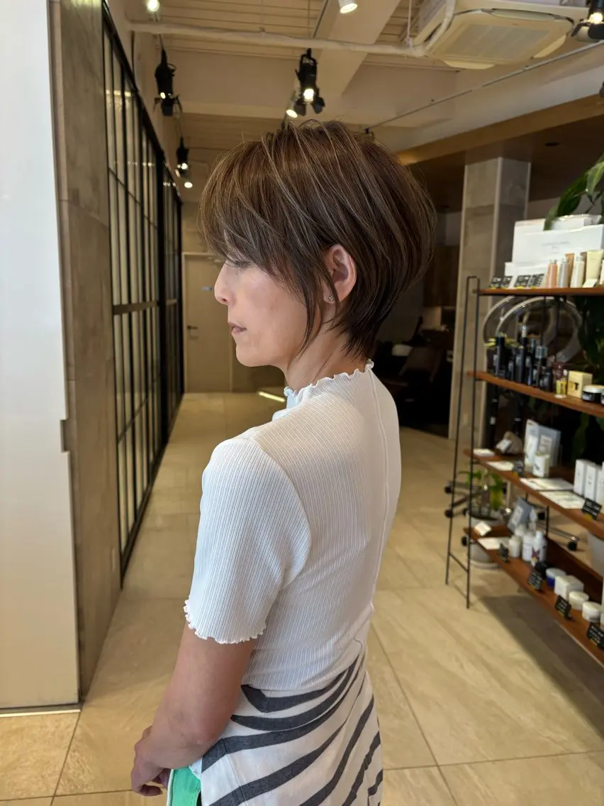 ショート 表参道/似合わせショ ート×髪質改善 荒砂のヘアスタイル
