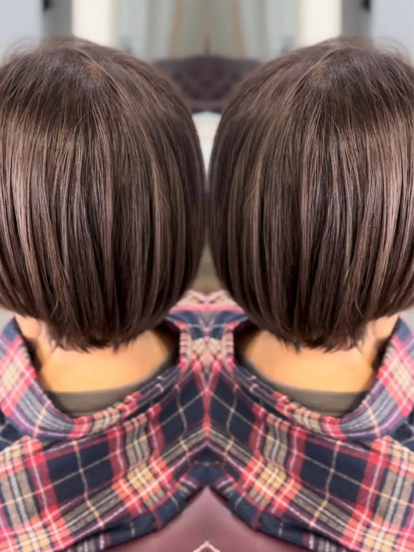 ショート ショートボブ 丸みショート ボブ ショートヘア カット ties 三嶽香緒のヘアスタイル