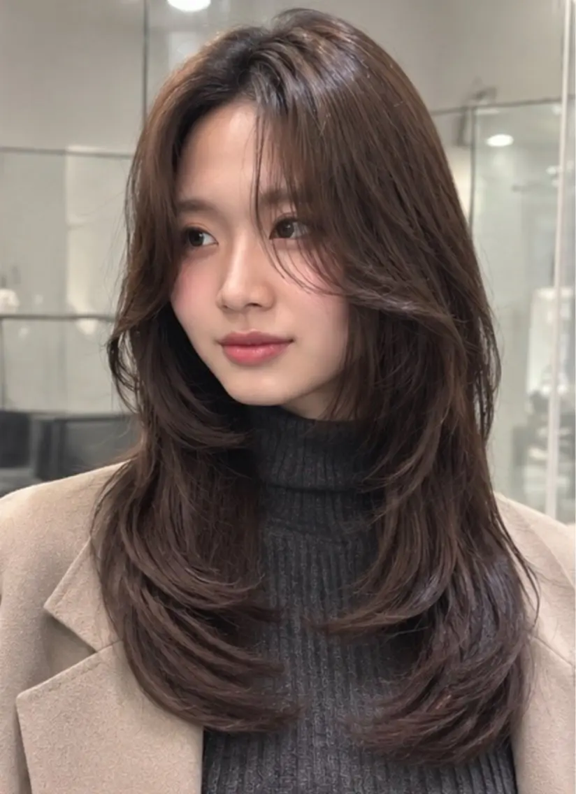 ロング カラー ロングレイヤー ベージュカラー ブリーチ ブラウンカラー 透明感カラー カット ヘアカラー トリートメント ダメージレス美容師 🌱水島侑理のヘアスタイル