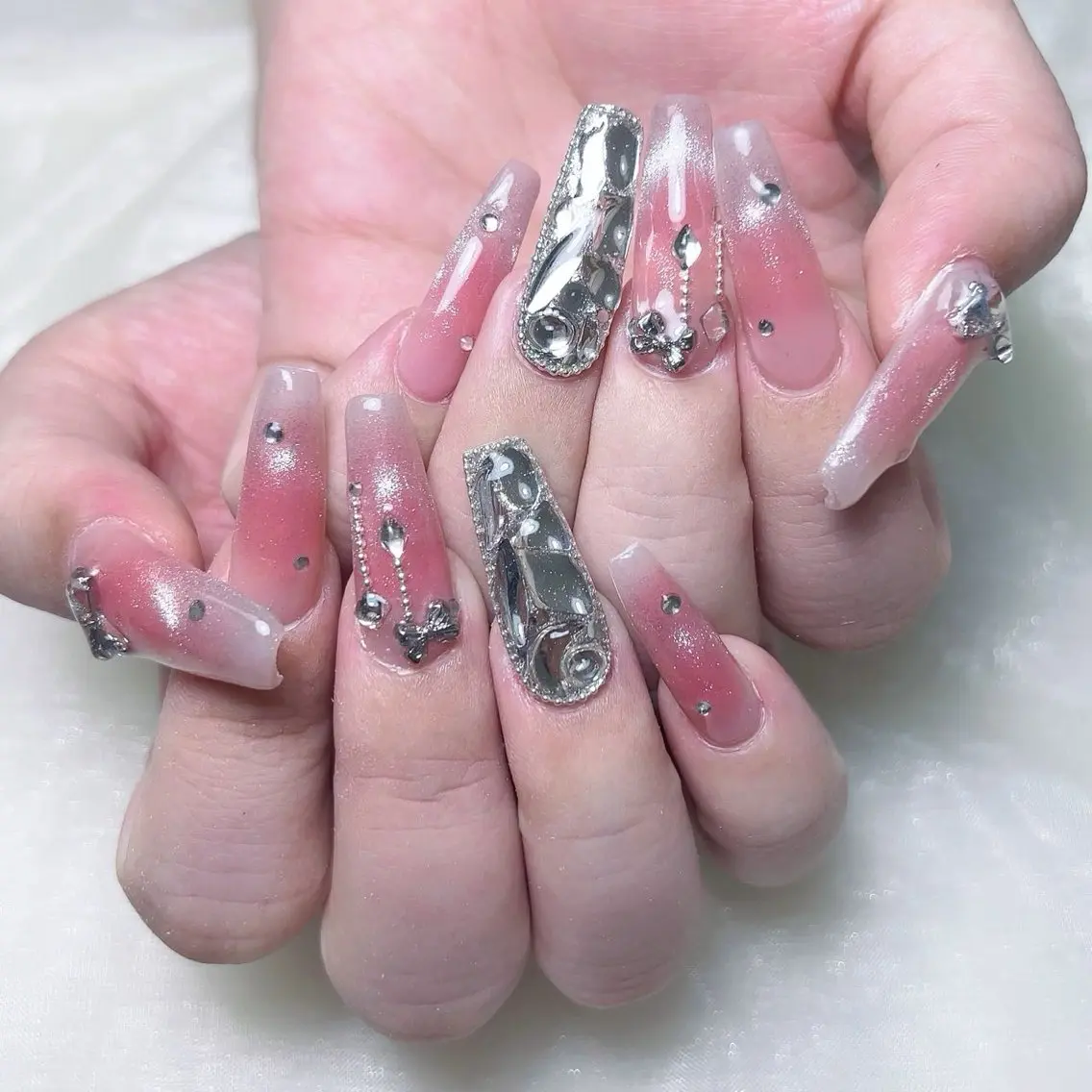 メンズ ネイル 持ち込み ハンドネイル Nail salon 木にいるのネイルデザイン