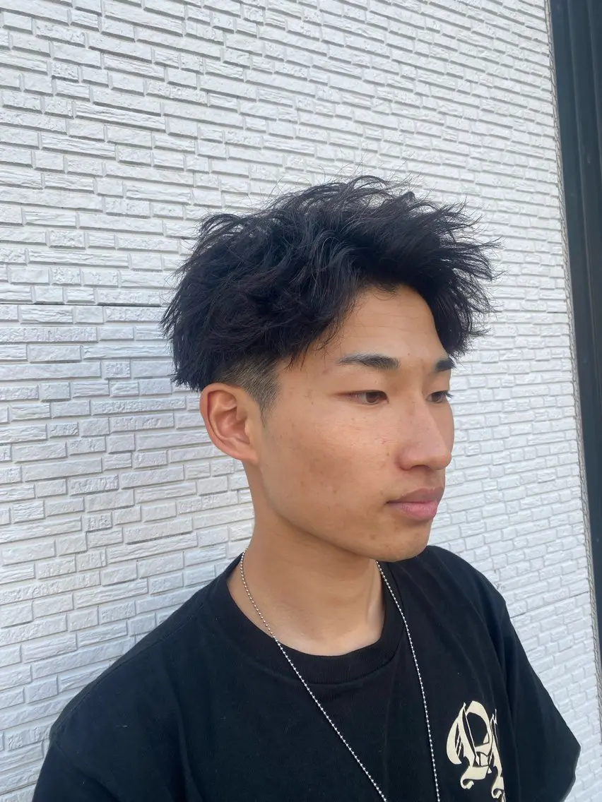 ショート ヘアアレンジ メンズ カット 髪質改善カラー/艶髪 /レイヤー/新免世翔のヘアスタイル